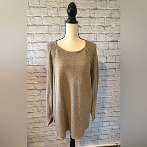 Karen Scott Women's Beige Crew Neck Sweater
